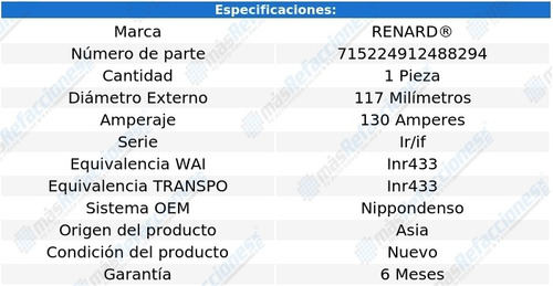 Porta Diodos Nippondenso Lexus Gs430 V8 4.3l 06-07 Renard Foto 2