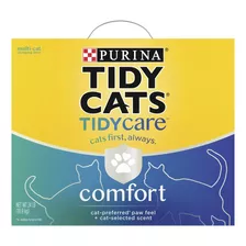 Tidy Cats Arena Gatos Comfort 24lb Sin Aroma X 10.9kg De Peso Neto Y 10.9kg De Peso Por Unidad