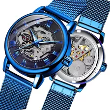 Reloj Forsining De Dama Azul