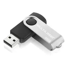 Pendrive Multilaser Twist Pd589 32gb 2.0 Preto