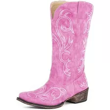 Botas Vaqueras Cowboy Western Texanas Ecuestre Tacon Botin R