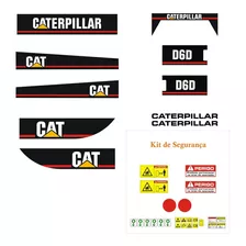 Jogo De Adesivos Completo Caterpillar D6d Para Tratores