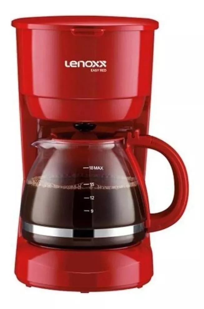 Cafeteira Lenoxx Easy Pca0 Semi Automática Vermelha De Filtro 220v