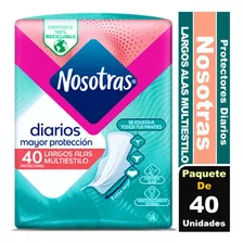 Protectores Nosotras Largos Con Alas Multiestilo 40 Un