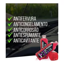 Aditivo Radiador Radiex Bio Coolant Octagel Rosa 1 Litro