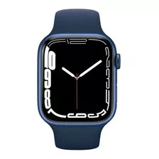 Smartwatch Reloj Gps Oximetro Control Inteligente Color De La Caja Negro Color De La Correa Azul Marino