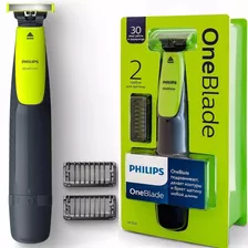 Kit Oneblade Barbeador Aparador Philips Qp2510 