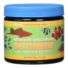 Ração New Life Spectrum Optimum Flakes - Peixes Flocos 45g