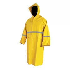 Impermeable Gabardina Largo Con Reflejante Gil Lica