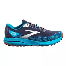 Tenis Brooks Divide 3 Hombre Blue Senderismo