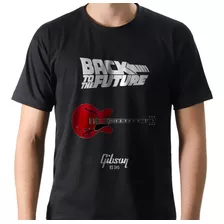 Camiseta Filme De Volta Para O Futuro Guitarra Es345 Anos 80