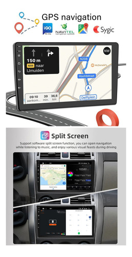 Estreo P/ Toyota Yaris 2007-2012 Android Carplay Wifi 2+32g Foto 6