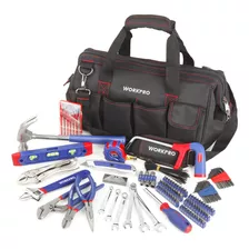 Jgo Herramientas Combinadas 156 Piezas En Bolso Workpro