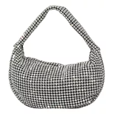 Bolso Hobo Bling Hobo Para Mujer, Elegante, Con Diamantes De