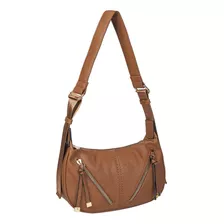 Bolsa Feminina Transversal Alice Palucci Al2988 - Marrom