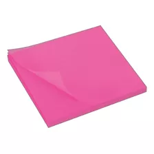 Bloco Adesivo Tili Notes Tilibra Transparente 76x76mm 50fls Cor Rosa/transparente