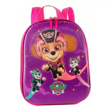 Mochila Pequena Maxtoy Paw Patrol Skye Jet Rosa Tamanho Único