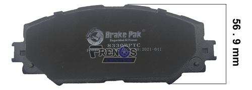 Pastilla Freno Del Brake Pak Para Pontiac Vibe Foto 7