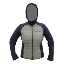 Campera Dama Makalu Hybrid Termica Capucha Mujer Nieve 