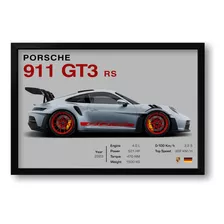 Quadro Porsche - 911 Gt3 Rs - 60x40cm