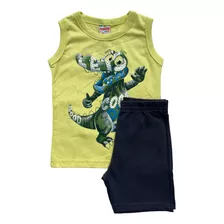 Conjunto Infantil Masculino Tam 01 Kids Verão 02 Pecas