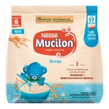 Cereal Infantil De Arroz Mucilon 360g Alimento Bebe Kit 3 Un