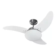 Ventilador De Teto Tron Solano 3 Pás Branco 130w 127v