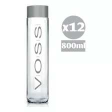 12x Agua Mineral Voss Premium Noruega Still Sin Gas 800ml