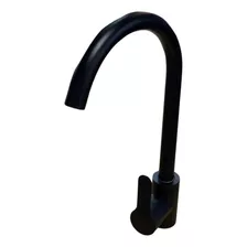 Monocomando Mesada Pico Alto Faucet Negro