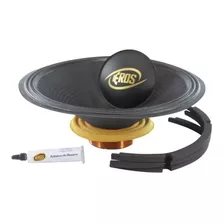 Kit Reparo Original Eros E12 Hammer 3.0k 8 Ohms 12p 1500 Rms Cor Preto