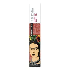 Labial Líquido Maybelline Superstay Matte Ink X Frida Kahlo Acabado Mate Color Amazonian 70
