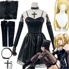 Cómic De Anime Death Note Cosplay Misa Amane, Piel Sintética