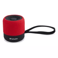 Minialtavoz Bluetooth Inalámbrico Verbatim Rojo