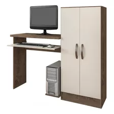 Mesa Para Computador Irlanda 2 Portas Mocaccino