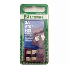 Littelfuse 0**** Ato 32 Volt 3 Amp Carded Fuse, (pack De 5).