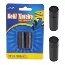 2 Rolinhos Bobina De Tinta Para Maquinas De Etiquetar