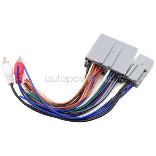 Car Stereo Radio Wire Harness Adapter Plug Fit For Ford  Tta Foto 3