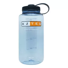 Garrafa Squeeze Boca Larga 1 Litro Resistente Bpa Free Azteq Cor Azul