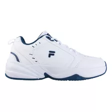 Fila Zapato Hombre Fila Daker 415700 Wht Blanco-azul 11.0