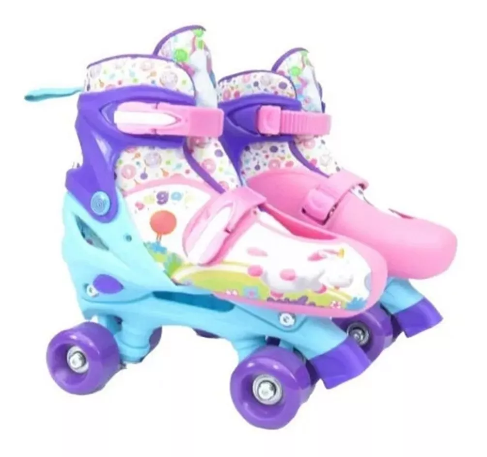 Patines Roller Fluffy Ajustables 19-21, 22-25 Infantiles