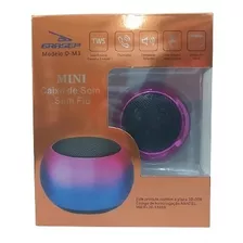 Mini Caixa De Som Bluetooth 5w C/ Microfone Embutido D-m3