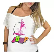 Canoa Feminina Branca Academia Fitness Jump Ref 301