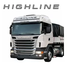 Adesivo Faixa Highline Scania Quebra-sol P/ Teto Caminhão