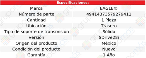 Soporte Transmisin Trasero Eagle Z4 L4 2.0l 2012 A 2015 Foto 4