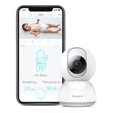 Sense-u Monitor De Video Para Bebé Con Cámara De Zoom