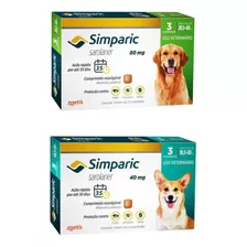 Kit Simparic 1 Caixa 40mg 10 A 20kg + 1 Caixa 80mg 20 A 40kg