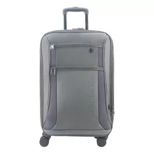 Valija Unicross 28 622073 4 Ruedas Bolsillo Front Tela Gris