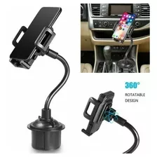 Soporte Holder Celular Vaso Carro Flexible Rotacion 360 Grad