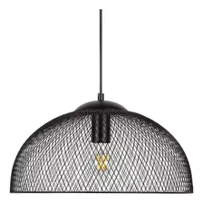 Lámpara De Techo Colgante Moderna Diseño Industrial Dl-6609 Color Negro