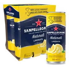 San Pellegrino Limonata Gaseosa Italiana 330ml Pack 4 Unidad